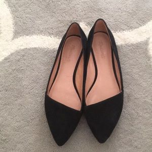 Madewell flats suede